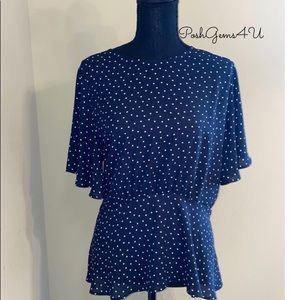 PRELOVED ✨ Loft Peplum Blouse